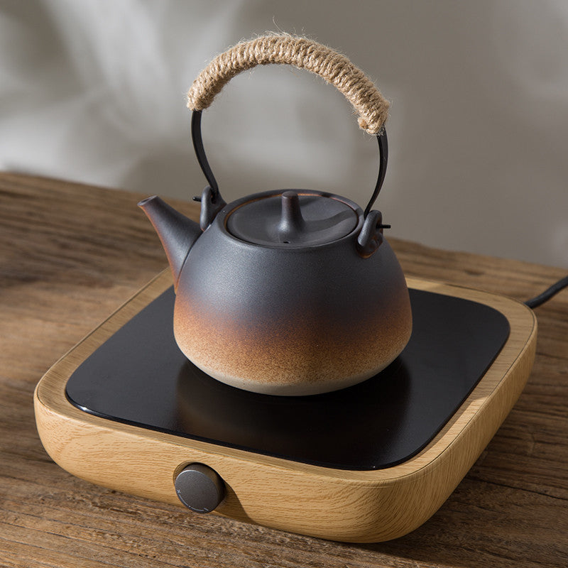 Stoneware Boiling Teapot Clay Pot Kettle Kung Fu Tea Set