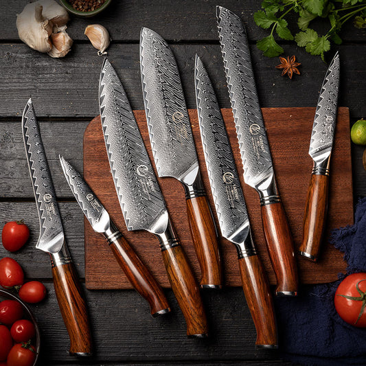 Damascus Steel Knife Professional Fruit Cutter