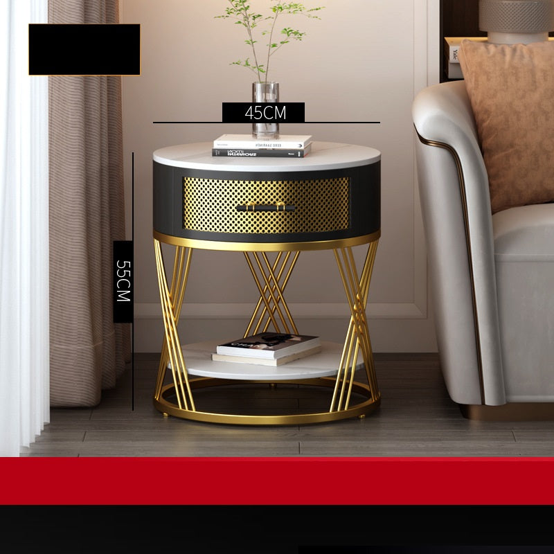 Coffee Table Living Room Balcony Creative Nordic Bedside Round Table