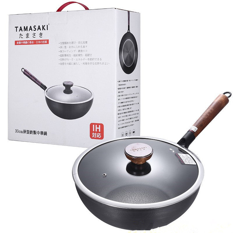 Thick Bottom Uncoated Non-Stick Nonstick Pan