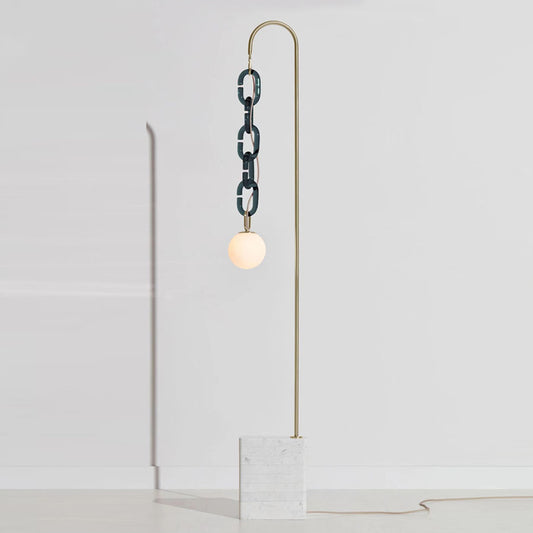 Household Metal Living Room Pendant Chain Floor Lamp