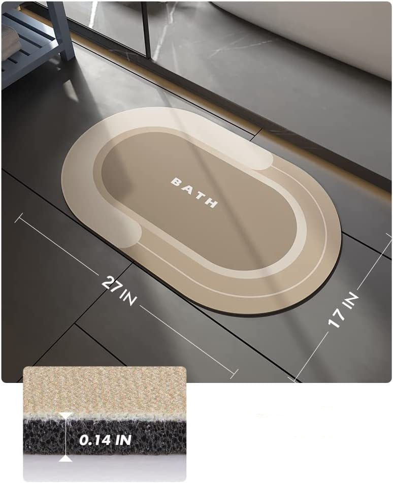 Bathroom Carpet Diatom Mud Upholstery Absorbent Quick Dry