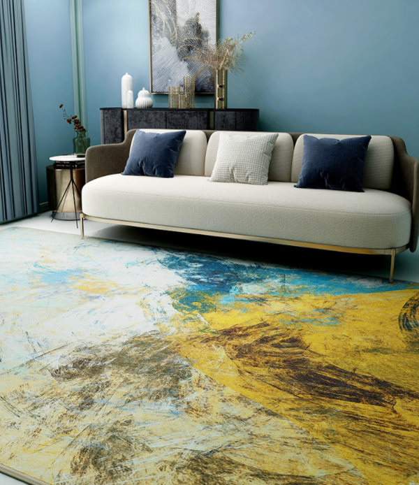 Sofa Coffee Table Polyester Light Luxury Carpet