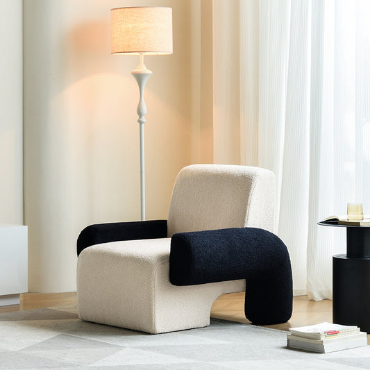 Lamb Wool Living Room Sofa Chair