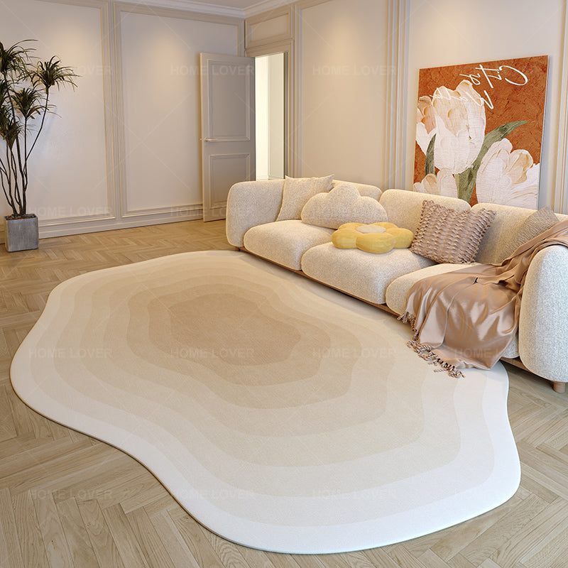 Irregular Shaped Simple Bedroom Household Carpet