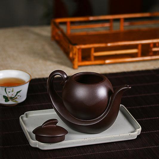 Smooth Sailing Raw Ore Black Mud Handmade Teapot Tea Set Teapot